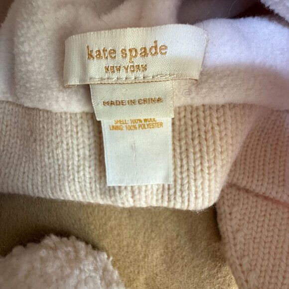 Kate Spade Wool Knit Hat Pom Poms Sunglasses Design & Dear Me Notebook Journal - Picture 3 of 9